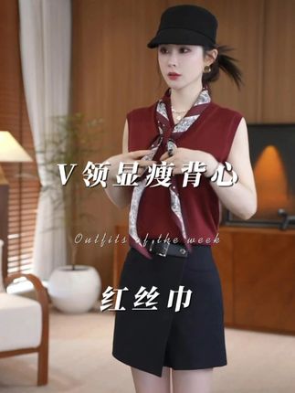 #穿出高级感 #背心穿搭 #轻奢女装 #套装 #精致优雅