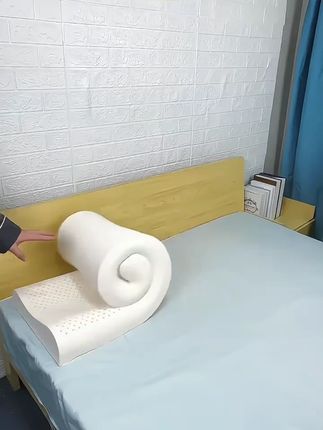 双人乳胶长枕头夫妻情侣加长款亲子一体枕芯护颈椎1.2m1.5M一米八#乳胶枕头 #双人枕头 #护颈椎 #亲子用品 #情侣好物