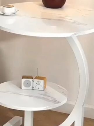 双层沙发小茶几简约喝茶边几现代网红小圆桌边柜轻奢家用阳台桌子#双层沙发小茶几 #简约 #小圆桌 #阳台桌子