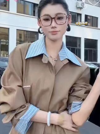 职场风衣男女