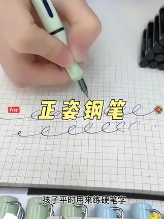 正姿钢笔三年级专用小学生成人练字正姿安装换墨囊EF0.5mm明尖#正姿钢笔 #换墨囊 #钢笔 #小学练字 #钢笔推荐