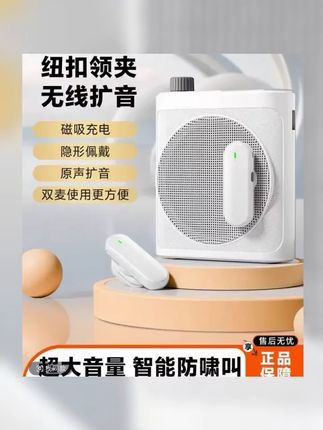 磁吸无线领夹扩音器小蜜蜂麦克风便携蓝牙降噪多功能教师导游老师 #教师专用 #磁吸 #多功能教师导游扩音器 #导游喇叭 #蓝牙耳机