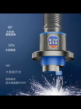家里厨房卫生间经常反臭味爬小飞虫的,一定要装一款管道防臭密封塞#密封塞#居家好物#防臭