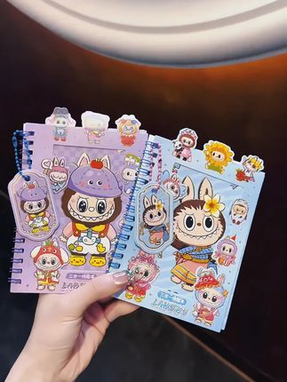 拉布布可爱创意贴纸 #手账本素材 #解压贴纸 #创意贴纸 #拉布布贴纸 #卡通贴纸