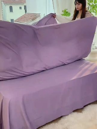 新款四件套简约100床单被套宿舍学生三件套被罩双人床上用品#床上三件套 #简约三件套 #宿舍三件套 #床单被套三件套 #家纺床上用品