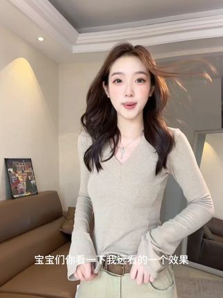 2025气质秋冬韩版气质高级感打底衫长袖女百搭修身显瘦内搭 #梨形身材穿搭#小个子穿搭#韩系女主穿搭#高级感穿搭 #气质优雅穿搭