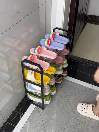好适合小户型的多层鞋架,太适合家里鞋子多的没地方放的,放家里高级感满满,有了它再也不用担心鞋子乱丢乱放了!#多层鞋架 #鞋架 #简易鞋架