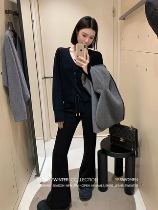 YESWOMEN芭比裤·喇叭裤型软精厚实提臀XYF2138C1646 #修身显瘦 #洋气减龄 #面料柔软舒适 #时尚百搭 #穿出高级感