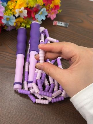 儿童竹节跳绳批发小学生幼儿园专用绳可调节跳绳初学小孩专业