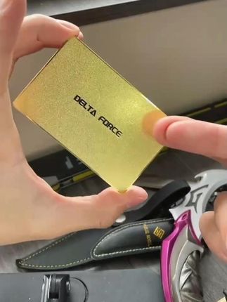 开学礼物选它!三角洲行动金属房卡总裁会客厅桌面摆件 #总裁会客厅 #游戏周边 #金属房卡摆件 #三角洲行动 #开学礼物