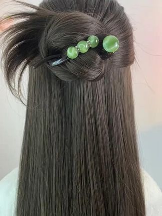 #简单好看的扎发教程 #美出高级感 #头饰发饰