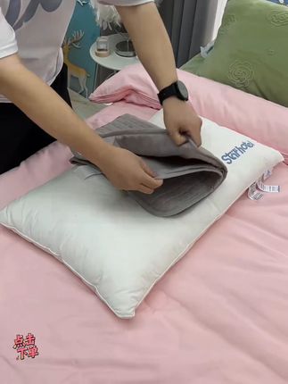 【新升级超声波防污】枕芯保护套隔离层防油防螨防汗可水洗透气柔软#枕芯保护套 #防污枕套 #可水洗枕套 #透气枕套 #防螨枕套