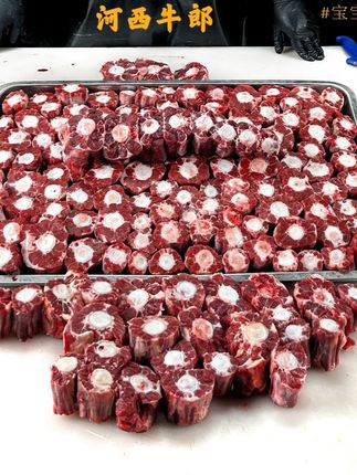 【原切牛尾中段】甘肃张掖黄牛肉新鲜牛尾巴牛尾骨煲汤红烧牛尾5斤#源头好货 #实惠好物 #牛尾中段 #优质农产品 #只做高品质
