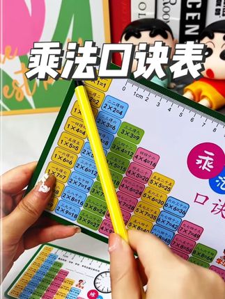 乘法口诀表 #乘法口诀表 #专注力培养 #乘法口诀表顺口溜 #乘法口诀表卡 早教#幼小衔接