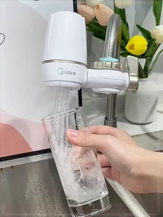 Midea/美的水龙头净水器除垢厨房家用净水机自来水陶瓷防溅过滤器#美的净水器 #厨房净水 #水龙头过滤器 #自来水除垢 #家居必备