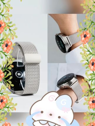 #华为米兰尼斯表带 #watch5 4pro金属表带 #GT3麦穗表带 #折叠磁吸扣表带 #华为手表配件 适用华为智能手表表带watch5/4pro金属麦穗米兰尼斯gt3折叠磁吸扣