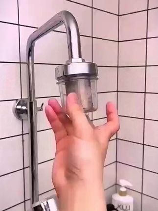 花洒过滤器家用淋浴室花洒净水器热水器洗衣机前置过滤器水质净化#花洒过滤器 #水质净化 #家用过滤器 #淋浴神器 #净水器