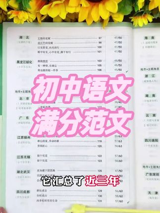 中考作文冲刺必备,助力备考得高分。 #7 9年级 #中考作文 #真题范文 #全国通用