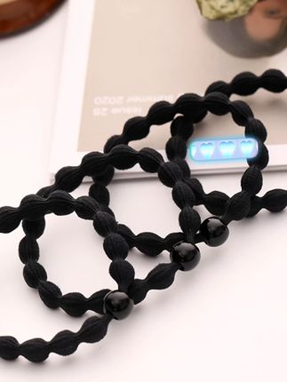 抢!爆款【5条装】豆豆发圈女扎头发绳,高弹力不伤发高马尾女孩头绳 #高弹力头绳  #头饰发饰  #超便宜超划算