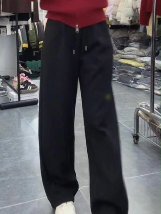 【加绒加厚】设计感慵懒风弯刀裤2025秋冬垂感高腰显瘦百搭休闲裤#谁穿谁好看 #显高显瘦显腿长 #穿出自己的风格 #百搭神裤 #显瘦穿搭