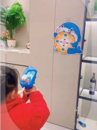 儿童鲸鱼球球枪男女孩室内亲子互动发射游戏宝宝益智粘粘球玩具 儿童鲸鱼球球枪男女孩室内亲子互动发射游戏宝宝益智粘粘球玩具