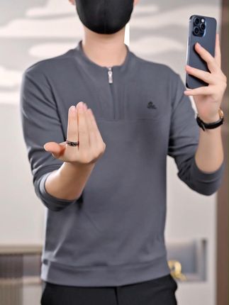 老爷车秋季新款,时尚有型,亲肤舒适,遮肉显瘦不挑身形#品质男装 #休闲减龄穿搭 #面料柔软舒适