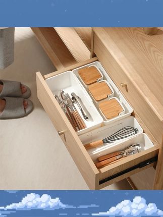 抽屉收纳盒分隔整理盒可伸缩内置分格储物盒分类杂物收纳盒#抽屉收纳盒 #杂物整理 #可伸缩收纳 #内置分格 #家居好物