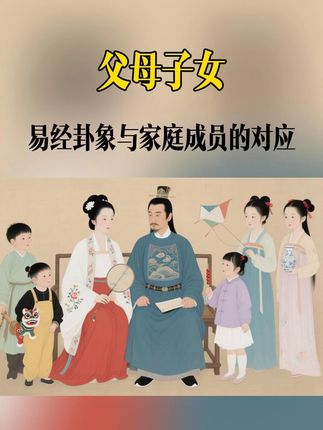 易經絓象与家庭成员的对应关系。 #国学文化 #易学智慧 #古人的智慧 #国学智慧 #家庭