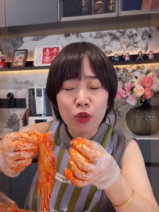 【整颗5斤】金吉顺韩式辣白菜延边朝鲜族泡菜手工腌制酸甜下饭咸 #朝鲜族辣白菜