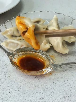 #强烈推荐  #玻璃饺子盘  #饺子盘带醋碟  #饺子盘  #超便宜超划算