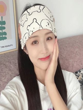 月子发带头巾帽子孕妇春夏秋冬防风产后护额头产妇大头围睡觉纯棉#辅食工具 #宝妈分享 #母婴好物