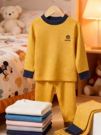 #保暖内衣  秋冬棉羊毛蚕丝男女童保暖内衣套装宝宝磨毛秋衣秋裤学生#秋衣  #秋裤  #保暖秋衣  #保暖秋裤