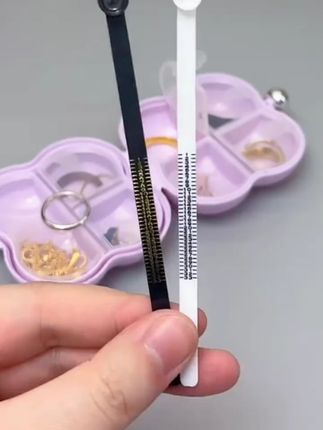 手指测量尺寸软尺美码戒指测量圈带放大镜戒指大小测量圈便捷工具 #测量尺 #戒指测量尺 #手指测量尺 #戒指测量圈 #软尺