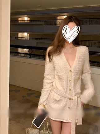 【爱丁堡秋天】小香风长袖针织外套女秋冬百搭休闲开衫上衣#穿出高级感 #ootd穿搭 #出游穿搭 #小个子女生 #时髦精