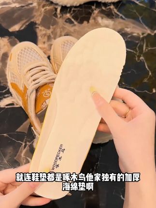 啄木鸟新款冰丝透气老爹鞋,上脚软弹舒适,不闷不捂,久穿不累,时尚百搭。#休闲鞋 #运动鞋 #登山鞋 #老爹鞋 #阿甘鞋