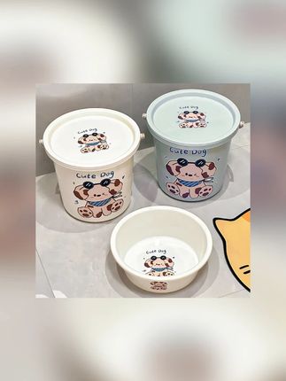 卡通水桶手提加厚洗衣桶学生宿舍用带脸盆家用大号圆桶洗澡装水桶#加厚洗衣桶 #卡通水桶 #手提桶 #装水桶 #大号圆桶