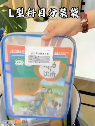 科目袋三层大容量L型大开口文件袋子 透明网纱学生用试卷收纳袋#科目袋 #收纳袋 #试卷收纳袋 #收纳袋分享 #收纳袋推荐