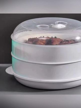 嘉欧佳【特惠升级加厚】微波炉专用蒸笼热菜防溅锁鲜带盖厨房多功能#阿文 #蒸笼 #蒸笼推荐 #阿文推荐 #好物分享