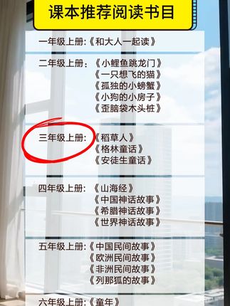 三年级上册必读课外书 #快乐读书吧 #格林童话 #安徒生童话 #稻草人 #暑假 让孩子阅读起来吧!