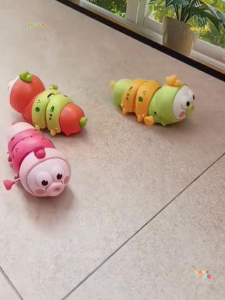 蒂乐婴儿玩具0-6个月玩具婴儿早教益智玩具早教玩具毛毛虫手摇铃#启蒙早教 #早教玩具 #益智玩具 #哄娃神器 #宝宝玩具