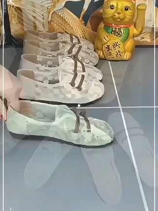 老北京布鞋女款2025新款春夏季透气新中式汉服鞋一脚蹬软底轻便鞋