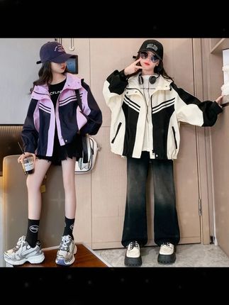 #韩系穿搭 #谁穿谁好看 #高品质童装 #女童冲锋衣 #女童秋冬外套 @DOU+小助手 @巨量千川