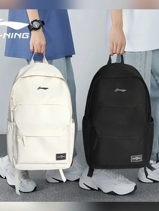 李宁书包背包男双肩包女款爆款25新款电脑包学生初高中生大容量 #书包 #书包推荐 #背包 #背包客 #双肩包