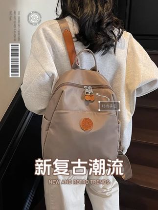 春季新款轻便透气防水背包时尚双肩包包大容量防水百搭女士包包潮#美包分享 #包包种草 #包包 #双肩包 #斜挎包