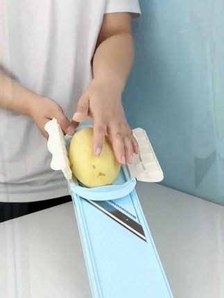 龙江土豆擦丝器多功能家用切丝器柠檬切片擦子护手刨丝器厨房插菜