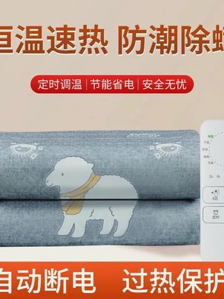 电热毯单人双人双控调温智能防水不漏电家用宿舍学生除螨电褥子#电热毯 #电热毯推荐 #双控电热毯 #电褥子 #智能电热毯