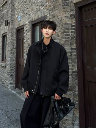 男生秋日有效穿搭#秋日穿搭 #男生穿搭 #夹克外套 #型男 #ootd