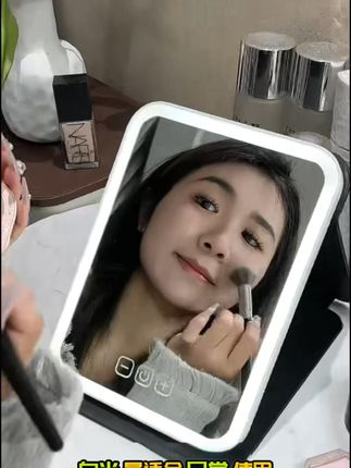 超高清的LED化妆镜, 关键价格也太划算了,刷到闭眼冲.. #化妆镜 #镜子 #好物推荐🔥 #led化妆镜