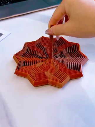3D打印视错觉折叠儿童益智玩具多边形萝卜塔解压螺旋立体设计玩具#儿童玩具 #3D打印 #益智玩具 #解压玩具 #视错觉设计