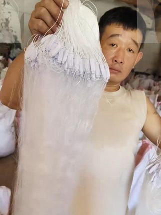 大小通吃软丝小套网 #户外捕鱼# 鱼网 #丝网 #大小通吃软丝小套网